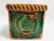 Ceramic 1970s Laurel Wreath Terra Cotta Planter Cachepot For Sale - Image 7 of 7