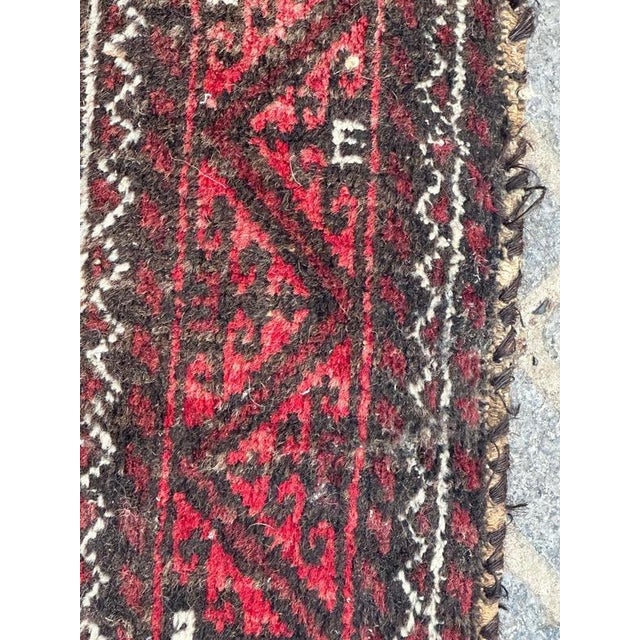 Mid-Century Turkmen Baluch Rug, 1950s For Sale - Image 17 of 18
