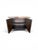 1970s Attributed to Mastercraft Hollywood Regency Burl Wood & Satin Brass Side Cabinets / Nightstands – A Pair For Sale - Image 10 of 15