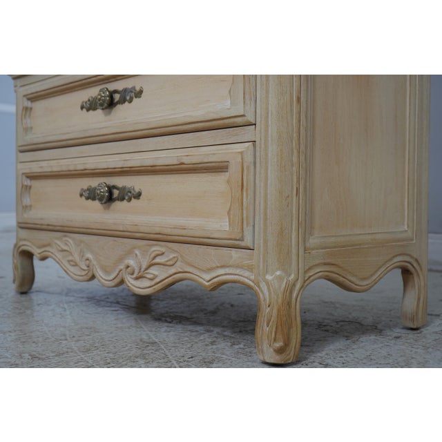 White Drexel Cabernet Blanc 2 Door 2 Drawer High Chest For Sale - Image 8 of 18