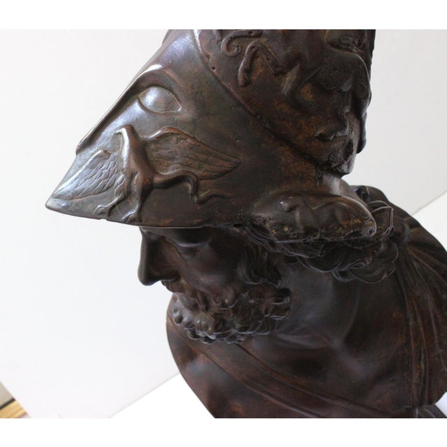 Grand Tour Antique "Menelaus" Grand Tour Bronze Sculpture For Sale - Image 3 of 12