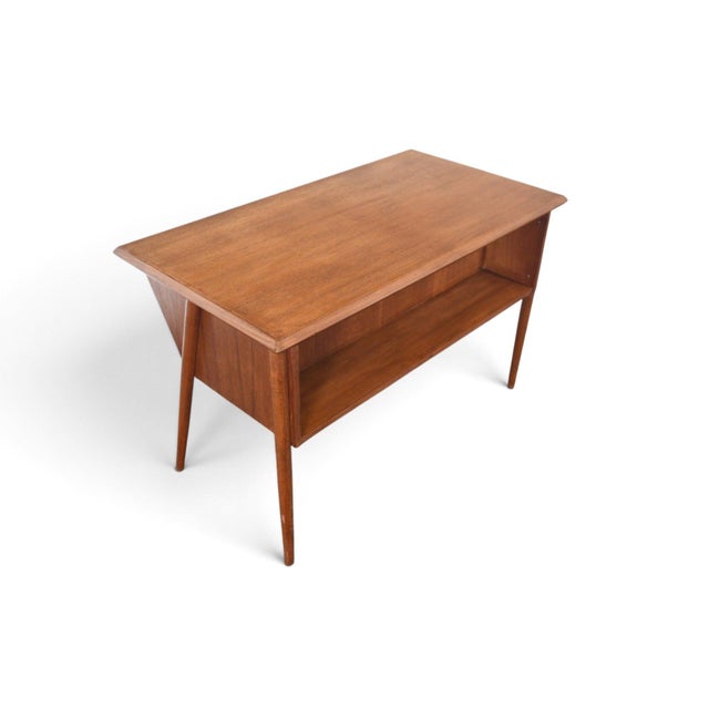 Atomic Danish Modern Teak Desk by Tibergaard For Sale - Image 15 of 16