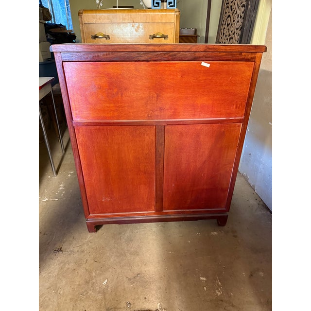Modern Magic 1960s Hand Carved Rosewood Desk Custom Made in Hong Kong in the Style of George Zee For Sale In Portland, OR - Image 6 of 12