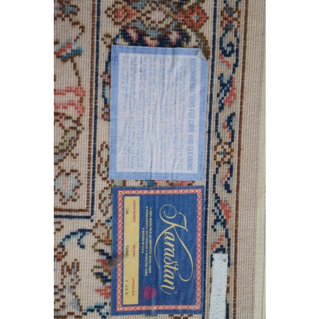 Karastan 100% Wool Floral Palmette Animal 738 Area Rug Runner Mat 2.5' X 12' For Sale - Image 16 of 17