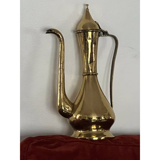 Rustic Vintage 19th Century Brass Imperial Eagle Tea Pot For Sale - Image 3 of 13