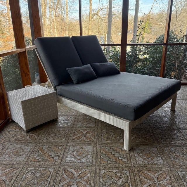 JANUS et Cie Janus Et Cie Double Chaise For Sale - Image 4 of 4