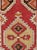 A vintage Turkish Oushak throw rug handmade during the mid-20th century with a red field and ivory border. Measures: 2' 8"...