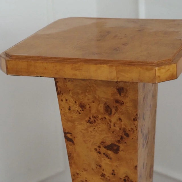 Art Deco Flower Column Plant Tables, 1940s, Set of 2 For Sale - Image 6 of 12