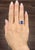 Modern 4.36 Ct GRS Certified Sapphire & Diamond Ring, Size 6.5 For Sale - Image 3 of 10