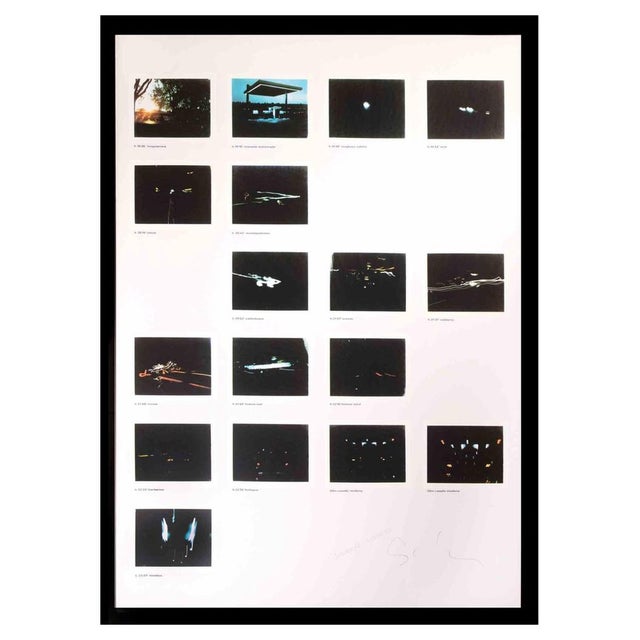 Modern Mario Schifano, Night Driver, Photolithograph, 1970s For Sale - Image 3 of 3