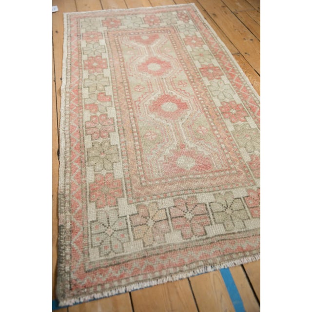 1960s Vintage Distressed Oushak Rug Runner - 2'7" X 4'10" For Sale - Image 5 of 11