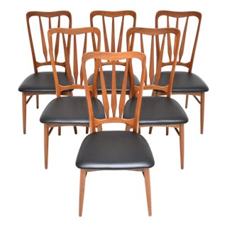 Danish Teak Ingrid Dining Chairs from Niels Koefoed, 1960s, Set of 6 For Sale