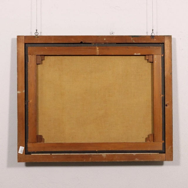 Lombard School, Still Life with Grapes, Flowers and Mushrooms, Late 1600s, Oil on Canvas, Framed For Sale - Image 9 of 10