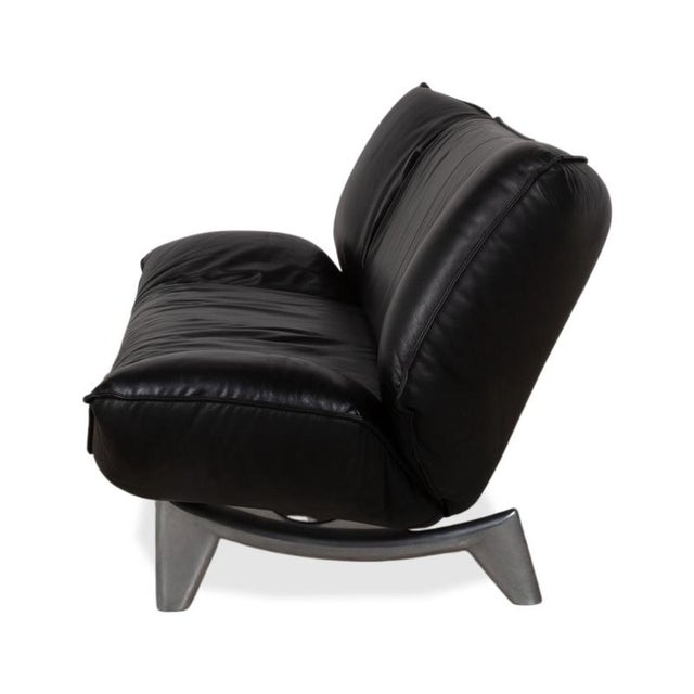 Tango 3-Seater Sofa in Black Leather from Leolux For Sale - Image 15 of 16