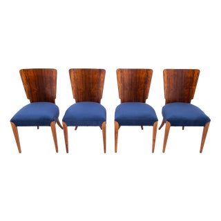 Chairs attributed to J. Halabala, Czechoslovakia, 1930s, Set of 4 For Sale