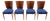 Chairs attributed to J. Halabala, Czechoslovakia, 1930s, Set of 4 For Sale