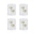 Transparent Kelly 4-Piece Set Double Tealight Holder/Hurricane For Sale - Image 8 of 8