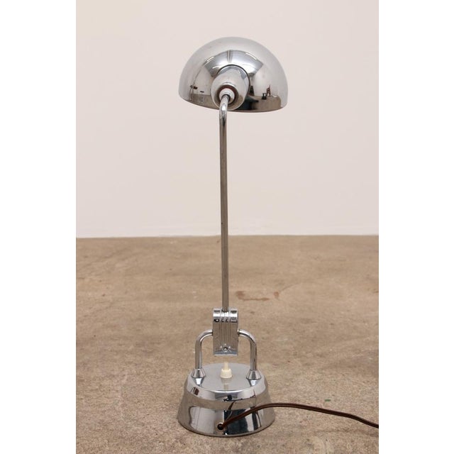Model 600 Chrome Lamp Selected by Charlotte Perriand for Jumo, 1940s For Sale - Image 6 of 14
