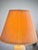 Neoclassical Vintage Italian Neoclassical Style Carved Alabaster Table Lamp With Pleated Lamp Shade For Sale - Image 3 of 11