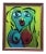 Peter Keil Abstract Portrait Painting, Framed For Sale