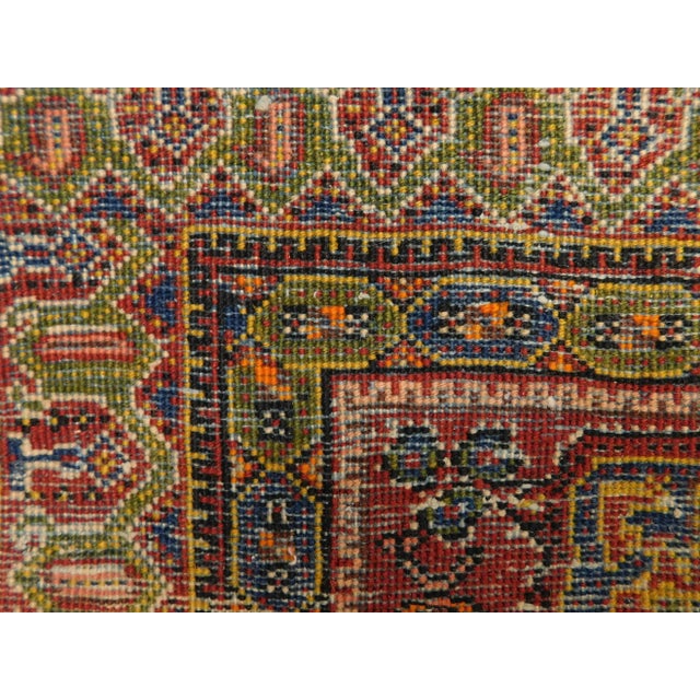 1900s Antique Persian Rug - 4'2"x 6'10" For Sale - Image 12 of 13