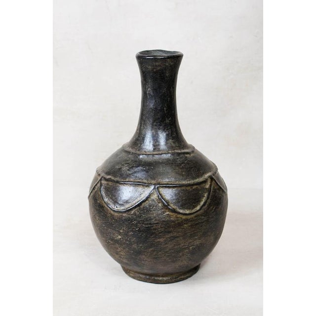 Mangbetu Clay Vase For Sale - Image 4 of 5