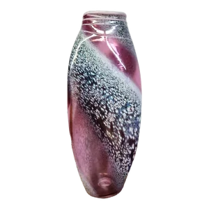 1985 Early Carbon Series Tom Philabaum Hand-Blown Studio Glass Vase