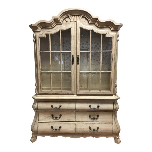 Late 20th Century Drexel Heritage Breakfront China Chairish