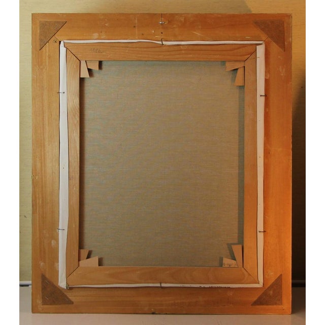 Hans Bogojevic, Lakeside Picnic, 1960s, Oil on Canvas, Framed For Sale - Image 4 of 6