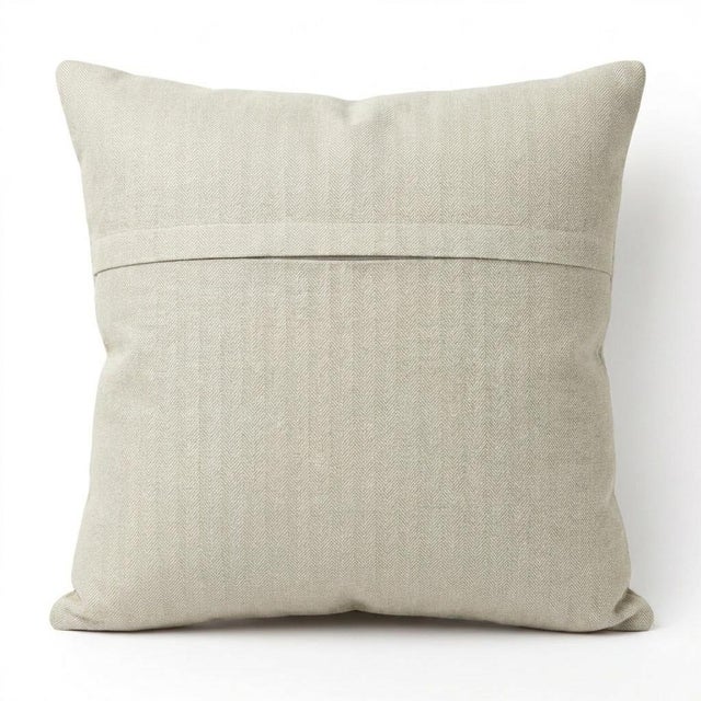 Turkish Wool Kilim Pillow Cover 16'' X 16'' For Sale - Image 4 of 4