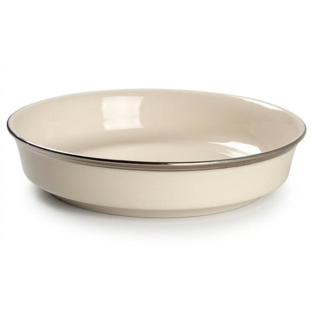 Lenox Vintage Lenox "Solitaire" Ivory Porcelain 7.5” Coupe Soup Bowls - Set of 8 For Sale - Image 4 of 5
