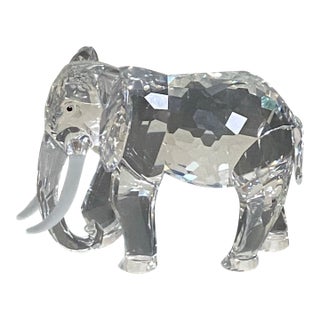 1993 Swarovski Crystal Elephant Figurine by Martin Zendron For Sale