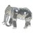 1993 Swarovski Crystal Elephant Figurine by Martin Zendron For Sale