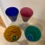 1970s 1970s Murano Multicolor Circle Wine Glasses - Set of 4 For Sale - Image 5 of 9