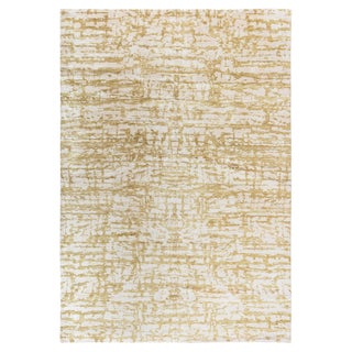 Modern Green Element III Wool & Silk Rug by Doris Leslie Blau For Sale