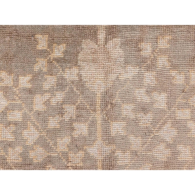 Antique Turkish Oushak Rug For Sale In New York - Image 6 of 12