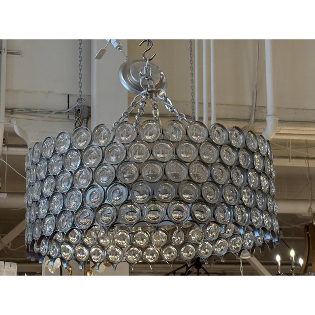 Design Plus Gallery presents the Lesina 16-Light Chandelier designed by AERIN for Visual Comfort Signature. The drum-...