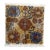 Vintage Floral Chinese Art Deco Rug Fragment 1'6" X 1'9" For Sale