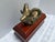 Rustic European Vintage Hollywood Regency Brass Ram Wood Decor Box For Sale - Image 3 of 8
