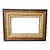 Vintage Mid 20th Century Ornate Wooden Black and Gold Gilt Picture or Mirror Frame For Sale