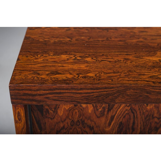 Mid-Century Wood Veneer Sideboard with Chrome Legs, 1960s For Sale - Image 9 of 18