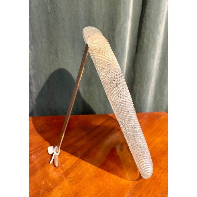 Torchon Glass Photo Frame from Barovier & Toso, 1940s For Sale - Image 3 of 5