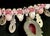 Boho Chic 1980s Australian Rainbow Opal, Pearl and Rhodonite in Thick Sterling Silver Cabochons on Knotted Silk Chord. For Sale - Image 3 of 8