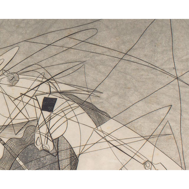 “Blood and Sand” Abstract Etching by Daniel Philip Platt For Sale - Image 4 of 8