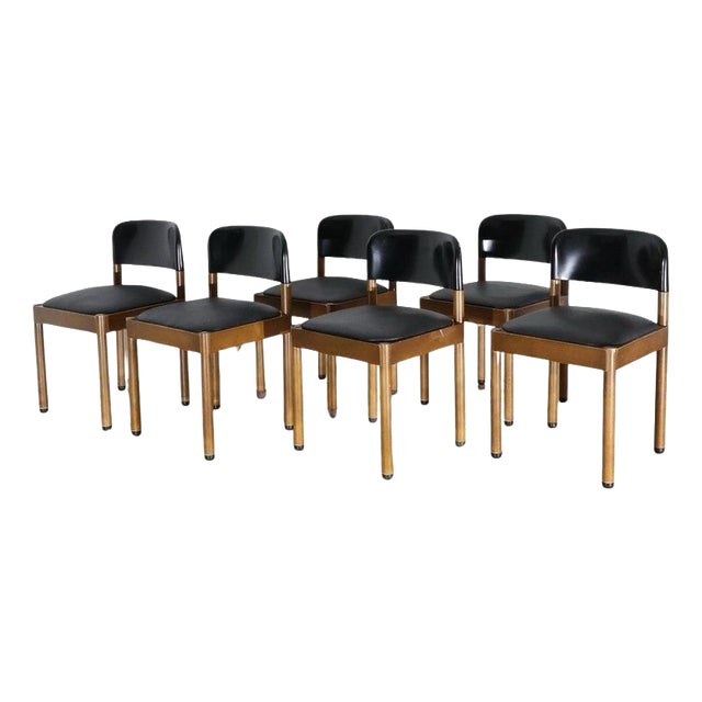 Dining Chairs from Piarotto, 1960s, Set of 6 For Sale