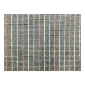 Vintage Plush Chenille Green Almond Pink Beige Grey Stripe Geometric Upholstery Fabric