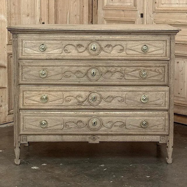Late 18th Century 18th Century Liègeois Louis XVI Period Stripped Oak Commode For Sale - Image 5 of 18