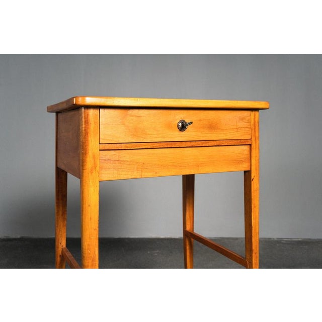 Wood 19th Century Biedermeier Sewing Table For Sale - Image 7 of 18