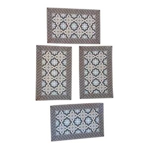 Beija Flor Ancient Tile Pattern Placemats- Set of 4