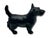Black Very Nice Vintage Hubley Manufacturing Co. Cast Iron Standing Scottish Terrier - Scottie Dog Doorstop - Circa 1930s For Sale - Image 8 of 18